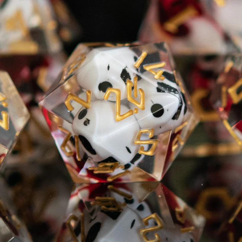 Bloody Corpse Sharp-Edged Resin Dice Set - Image 4