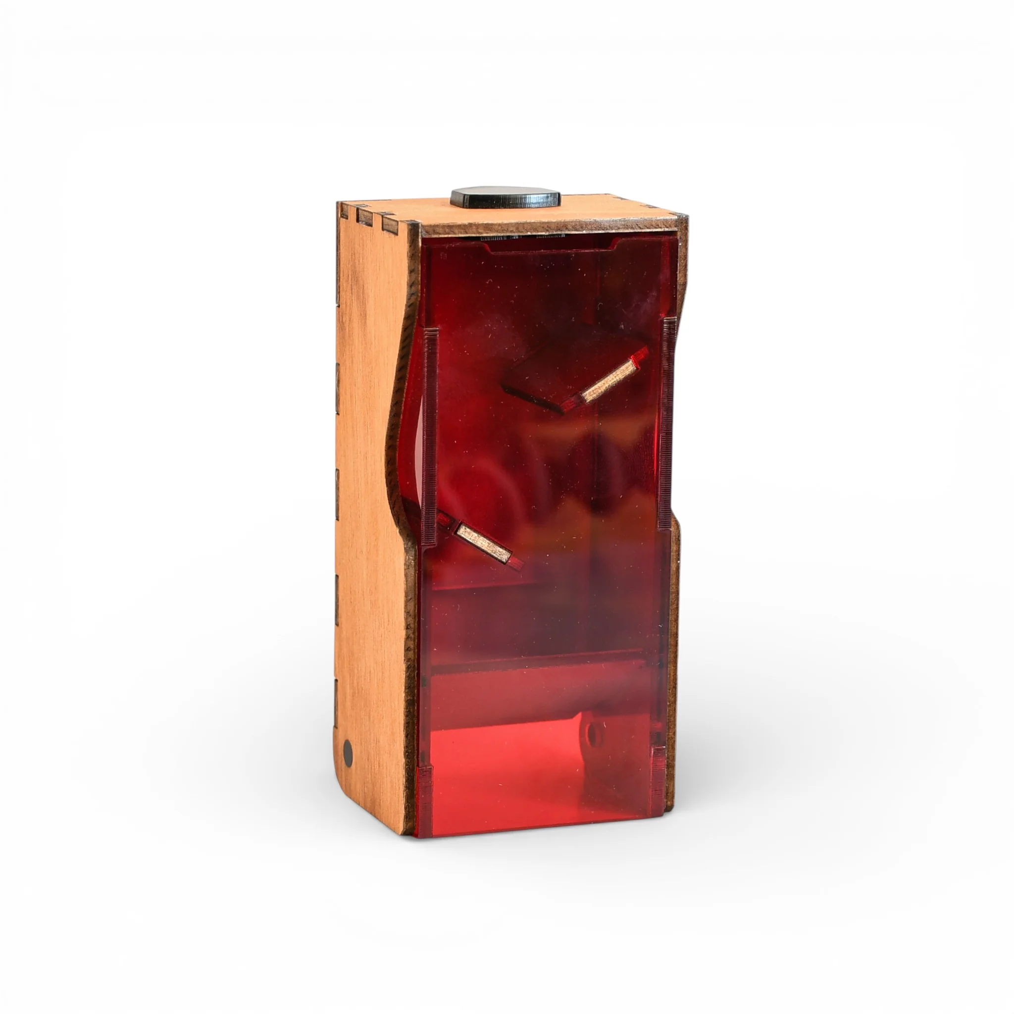 Portable Mini Draw Bridge Dice Tower - Red - Image 3